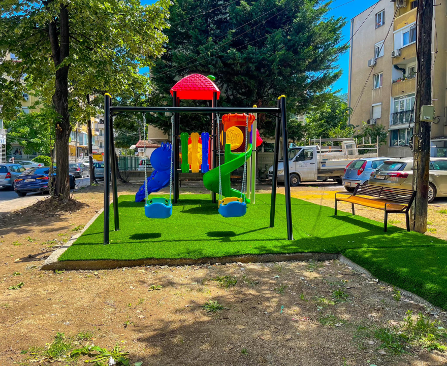 Жителите на Бирарија во скопска Кисела Вода добија нов парк