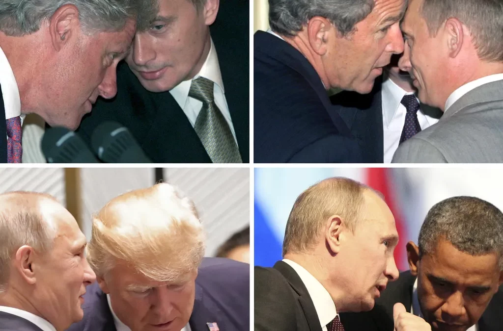 Од Клинтгон до Трамп: Сите американски претседатели на Путин