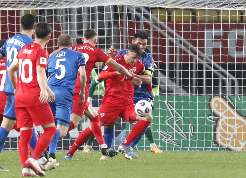 Нерешено во Скопје: Македонските фудбалери одиграа 1:1 против Казахстан (фото)