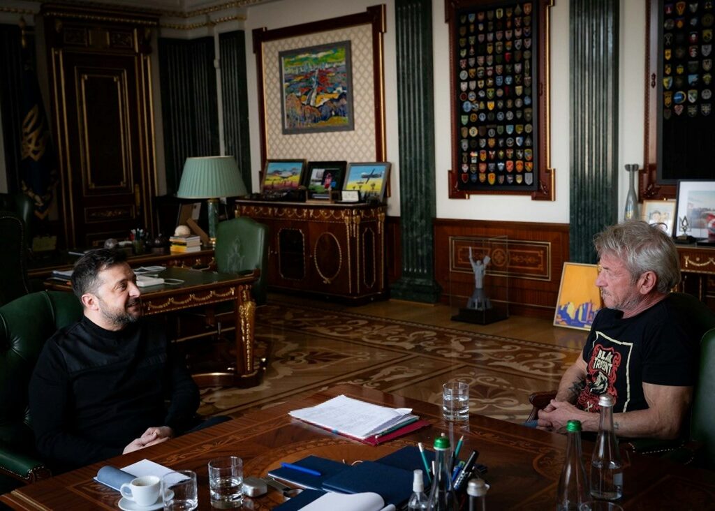 Зеленски го нарече Шон Пен вистински пријател на Украина