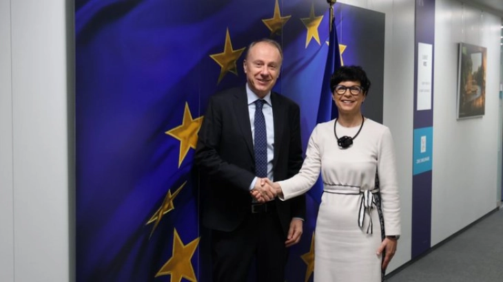 Ректорот на Универзитетот во Белград на средба со Марта Кос во Брисел