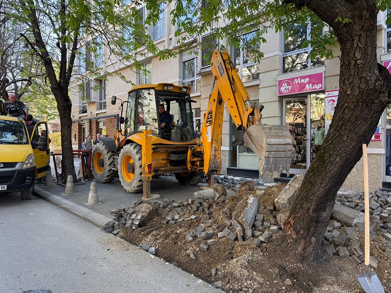 Почна реконструкцијата на улица „Ленинова“, воведен привремен режим на сообраќа