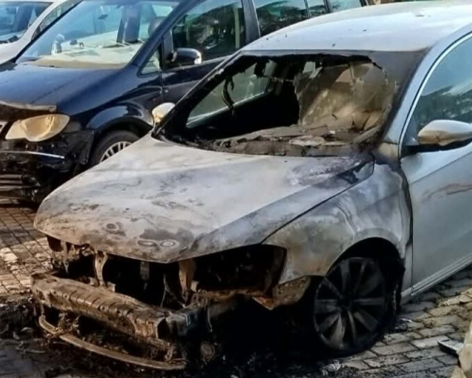 Запален автомобилот на Ѓоко Ристов, судијата обвинет за заѕиданите пари