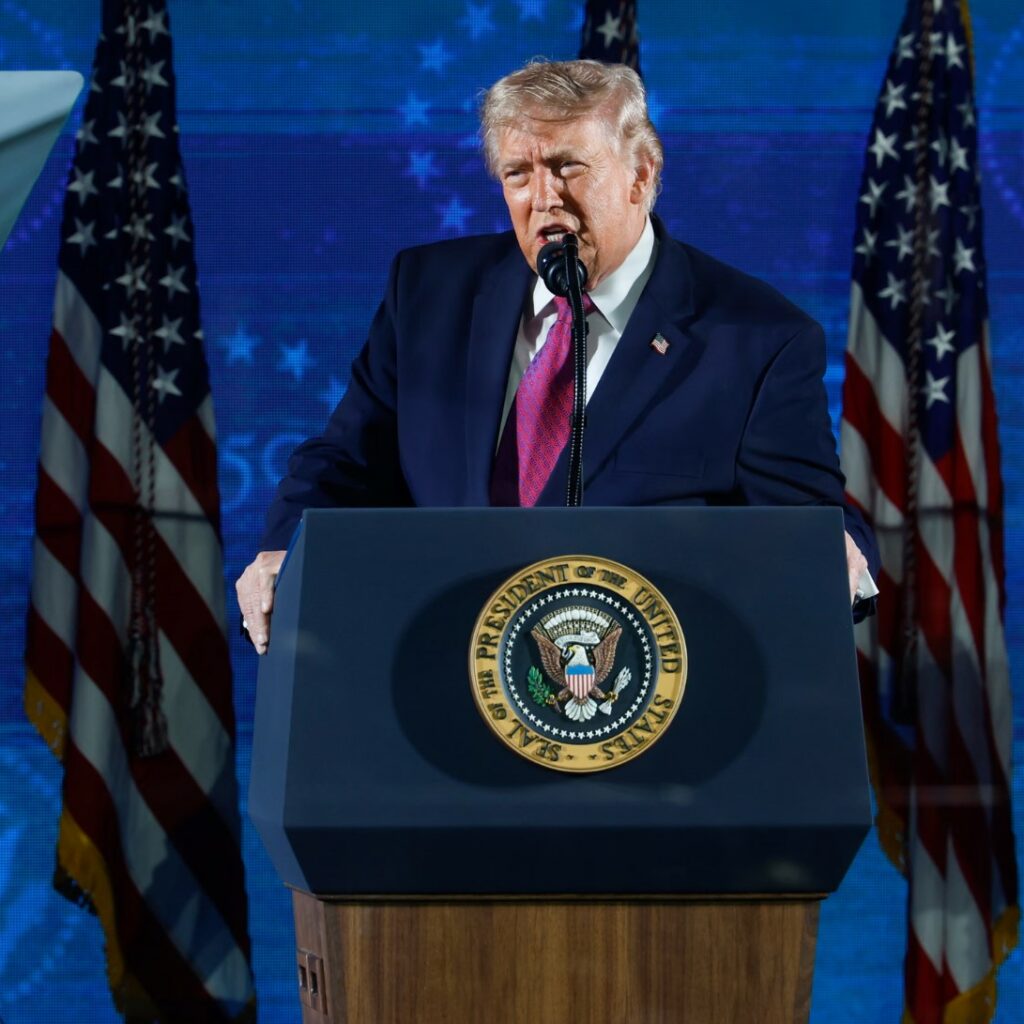 Жесток партиски напад на Трамп во говорот за роденденот на Америка
