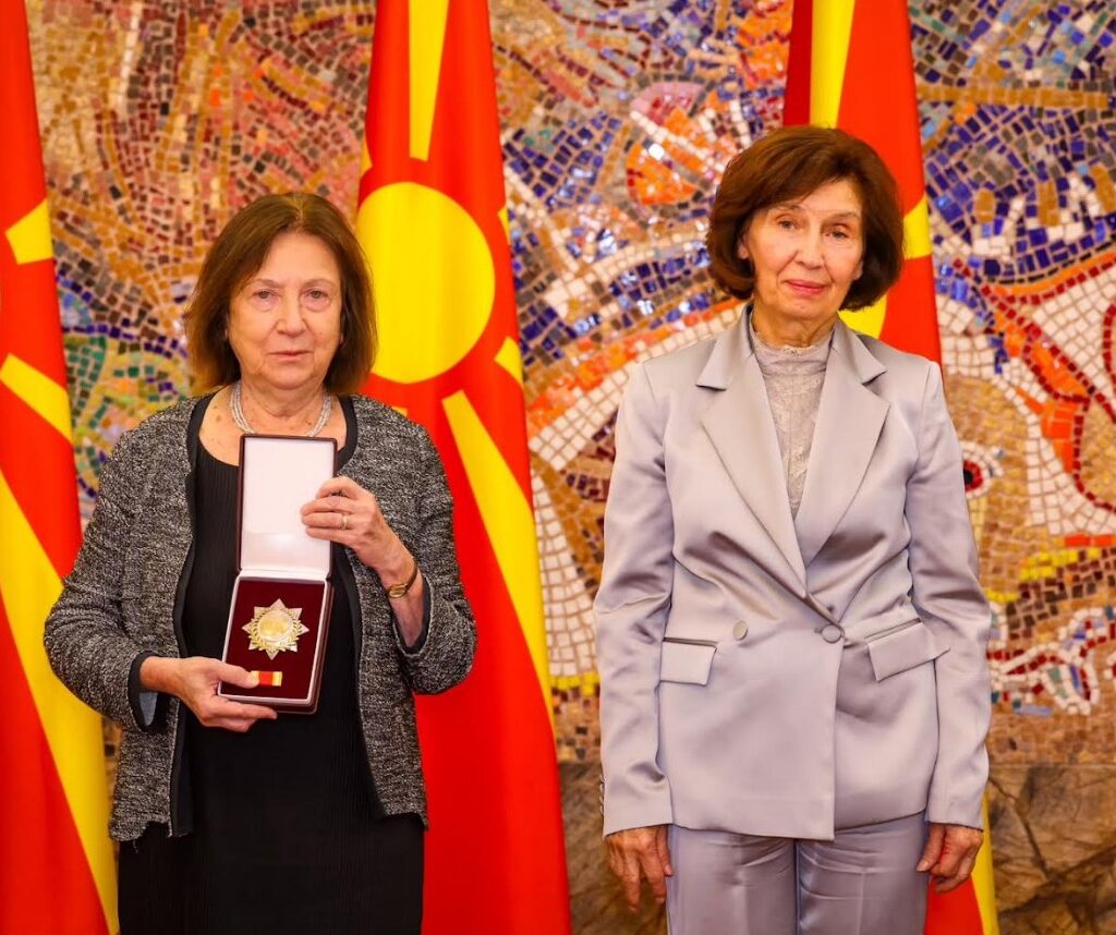 Светлана Мојсов одликувана со орденот „8 Септември“