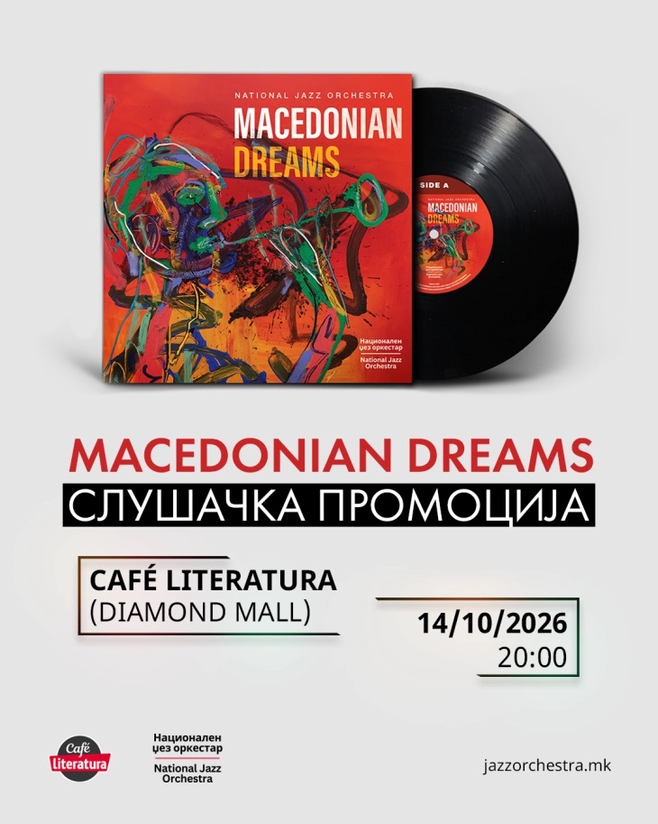 НЏЗ ќе одржи слушачка промоција на винил и CD изданијата на првиот албум „Македонски сновиденија“